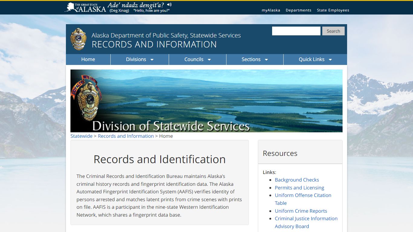 Home - Records and Information - Statewide - Alaska ...